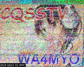 2 to none sstv webcam photo received from HF radio